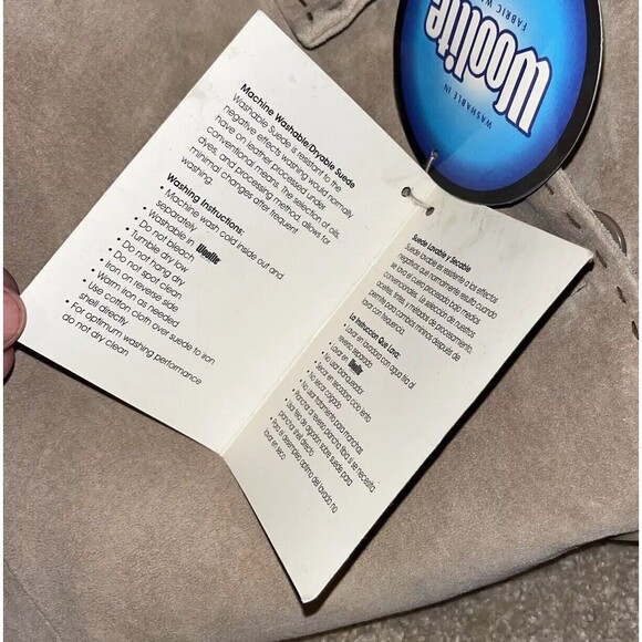 NWT Bernardo P/S Genuine Suede Leather Jacket Womens tan Lined Button Up Western - Picture 16 of 16